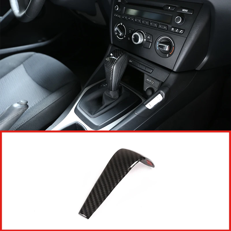 Для Bmw E90 E92 E93 E87 3 серии 2005-2012 углеродное волокно Цвет Abs ручка переключения передач