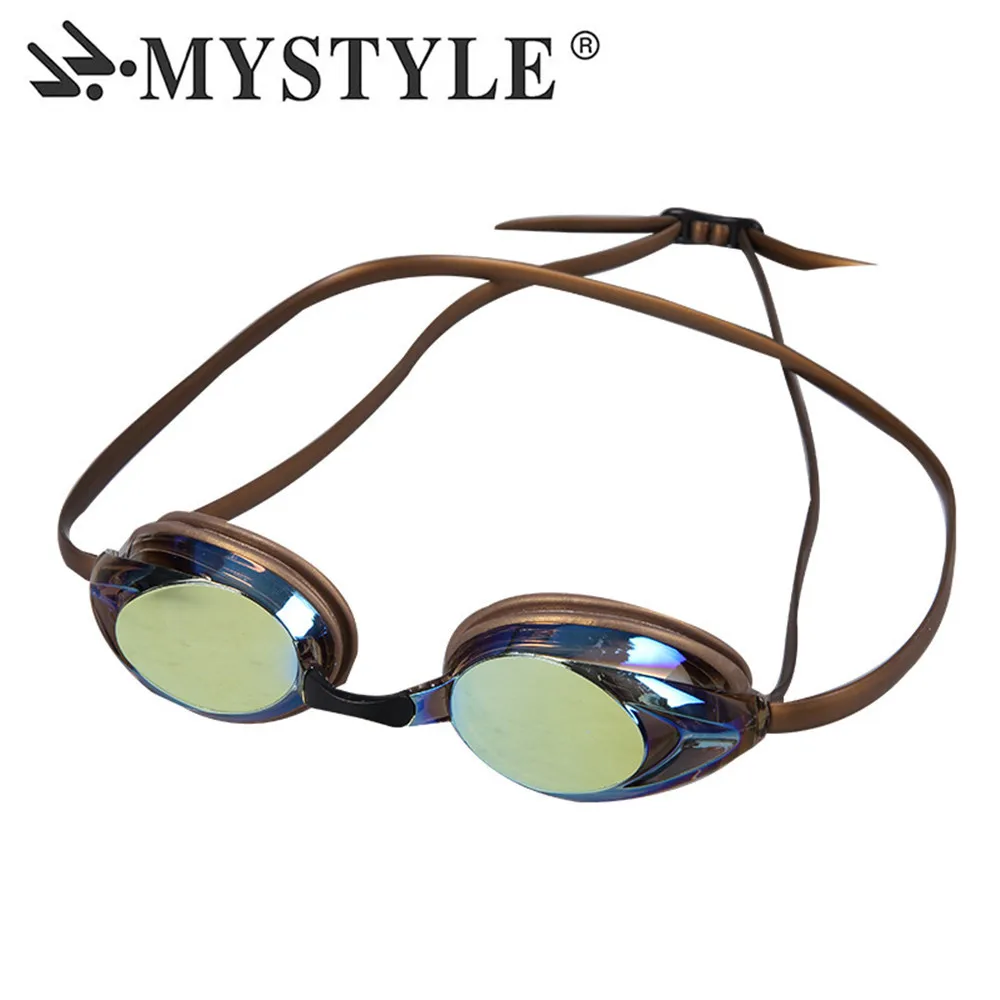 MYSTYLE, очки для плавания, профессиональные, для плавания, для бассейна, для взрослых, водонепроницаемые, анти-туман, гоночные очки, силиконовые, для плавания, очки для мужчин и женщин
