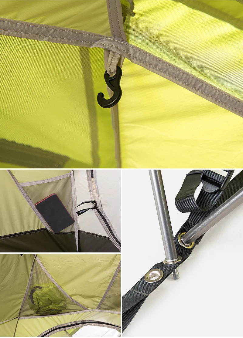 Naturehike Lgloo 2 тент двойной местный альпийский тент Сверхлегкий низкотемпературный тканевый тент Кемпинг альпинистский тент