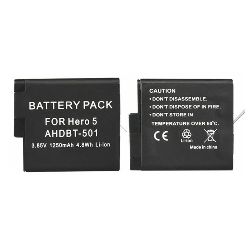 2 шт полный декодирование Hero 8 7 Black Hero 6 5 батарея+ ЖК двойное зарядное устройство для GoPro Hero 5 6 7 Black Go Pro 8 аксессуары для зарядки