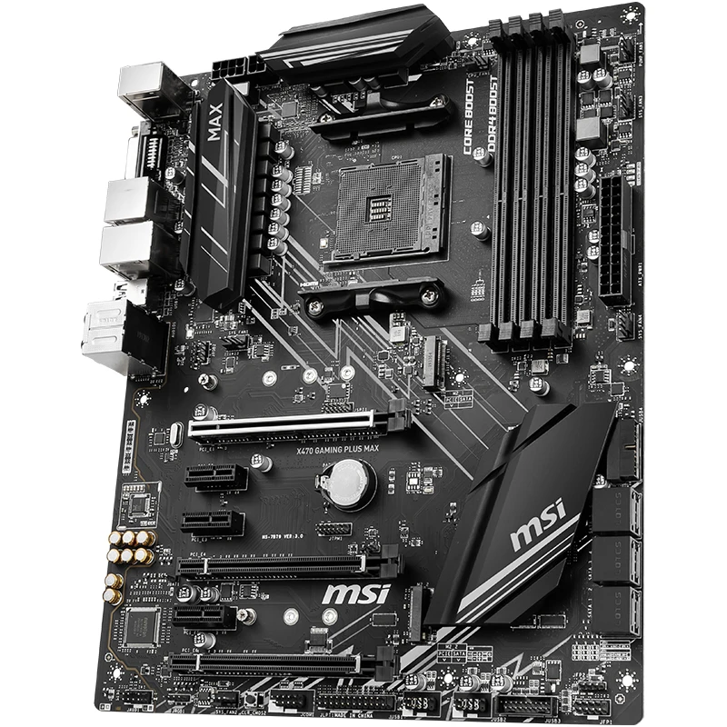 Preise MSI X470 GAMING PLUS MAX Gaming Board Computer Motherboard Unterstützt 3700X/3600/2600X/2600 CPU (AMD X470/Buchse AM4)
