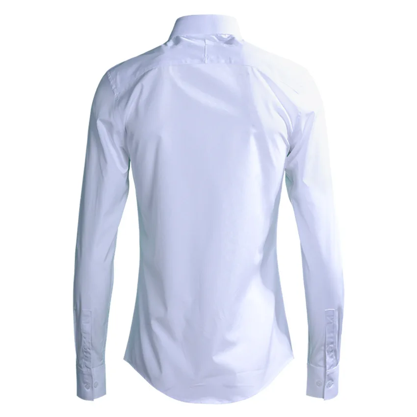 Men Luxury Red Leopard Long Sleeve Mens Black White Slim Fit Casual Shirts Plus Size 4xl Party Man Shirt | Мужская одежда