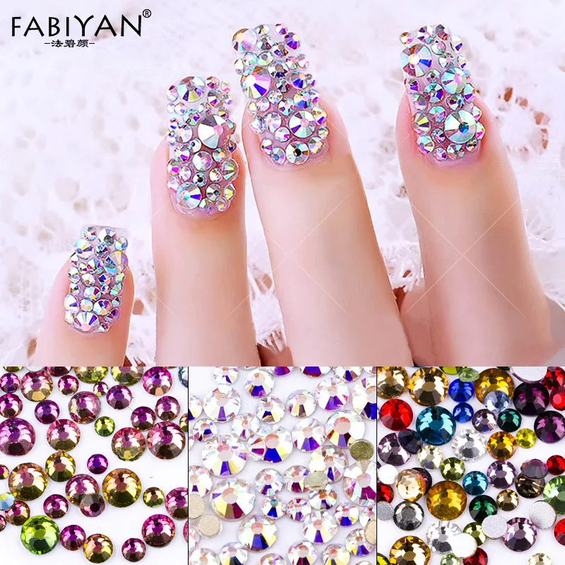 1 шт. смешанные ювелирные аксессуары украшения Стразы AB кристалл акриловый