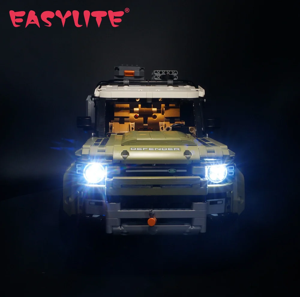 EASYLITE LED набор светильников для конструктора автомобиля Land Rover Defender 42110 без модели