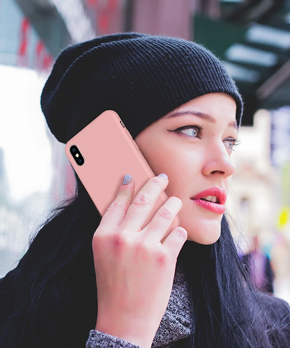 Силиконовый чехол для iPhone 11 Pro Max 11 Pro, высококачественный Официальный чехол для iPhone 7 8 Plus X XR XS Max 6 6 S, чехол EEMIA