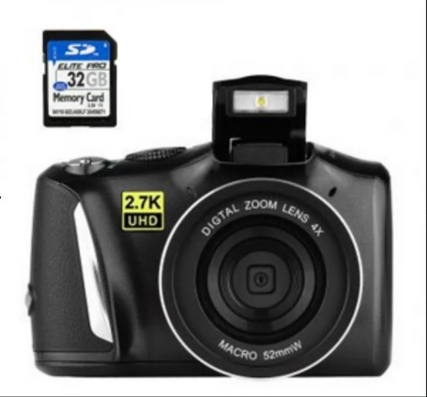 Digital Camera 2.7K 48MP Full HD Point and Shoot Camera with 3.0 Inches Screen R6S 2.7k Camera Professional