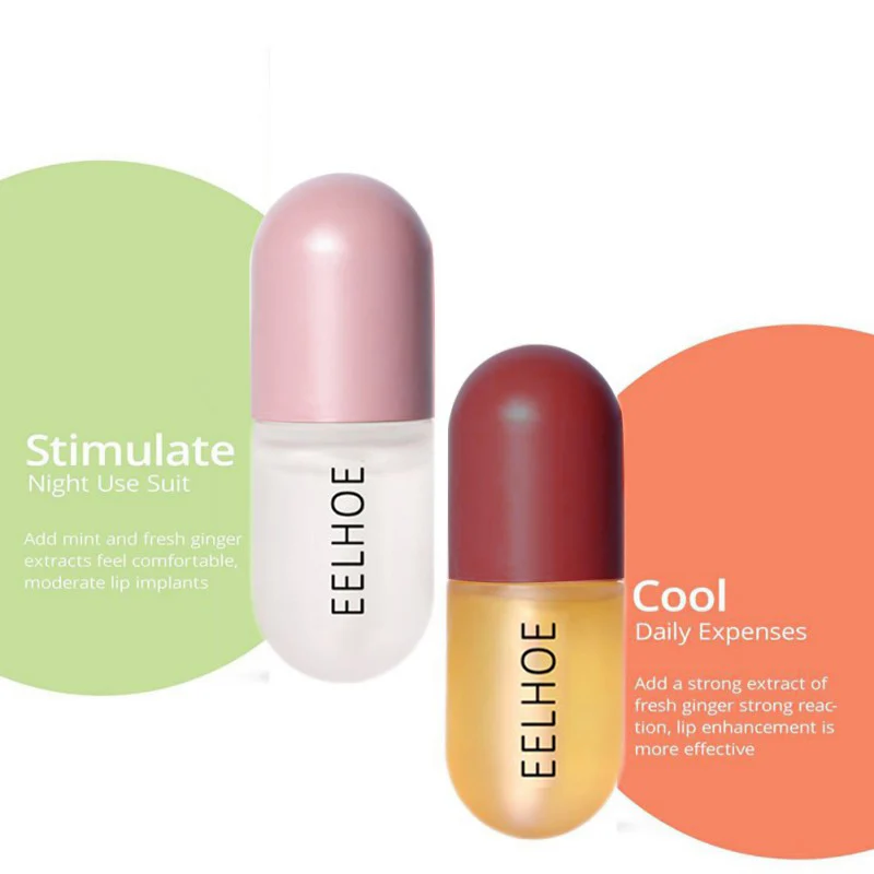 

Plumping Lip Gloss Set Naturally moisturizing lip balm 5.5ml * 2