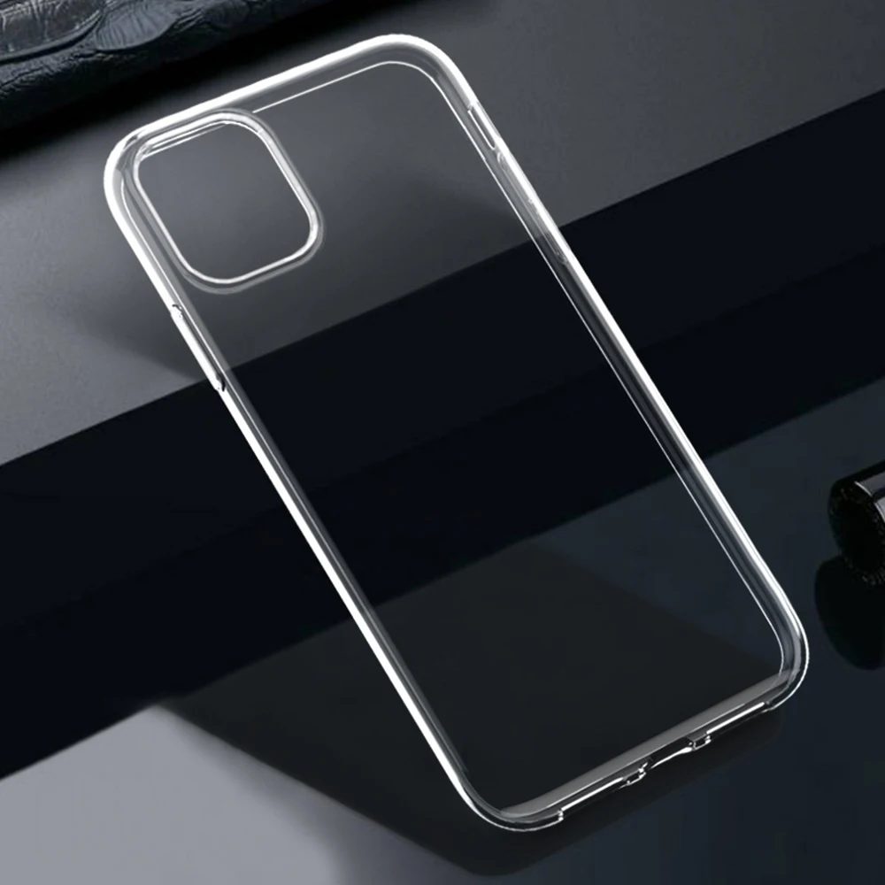 

Phone Case Soft Protective Cover Clear For iPhone 12 (6.7inch) TPU Anti-Scratch