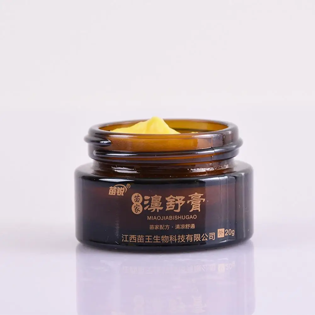 

20G Rhinitis Ointment Acute Chronic Sinusitis Chinese Nasal Herb Nose Fresh Mint Treatment Medical Care Itching Cream Cool V8O1