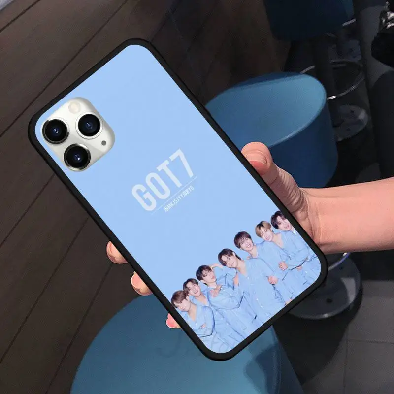 

Boy Group Kpop GOT7 Korea Phone Case For iphone 7 8 12 11 XR XS pro Max Mini plus Soft silicone cover shell funda
