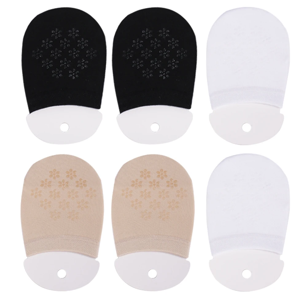 HEFLASHOR 1/3/6 Pairs Women High-heeled Socks Short Half Palm Shallow Port On-slip Breathable Summer Invisible Boat Girls | Женская