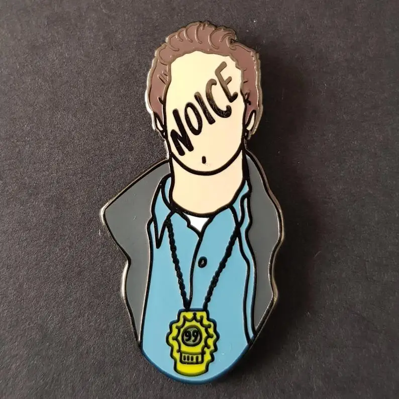 Бруклин девять Нойс Джейк Перальта EnamelLapel значок | Украшения и аксессуары