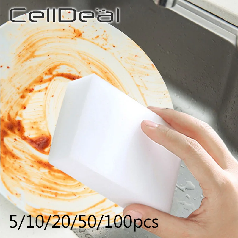20/50/100 шт. спонж стиратель очиститель белый меламин Кухня Ванная комната