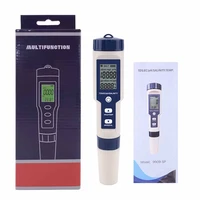 ez 9909 5 in 1 digital water tester phtdsecsalinitytemperature meter pen waterproof multi function meter home outdoor