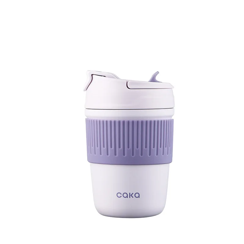 Drinkware Ceramic Coffee Mug Portable Cup with Straw Lid Water lid travel mug 350m 450ml sale new | Дом и сад