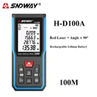 Дальномер SNDWAY, лазер, дальномер 100 м, лазерная рулетка, измерительная линейка
