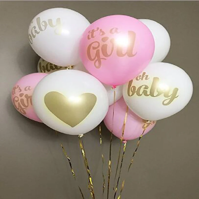 Девичий и младенческий воздушный шар украшения 2 1 день рождения вечеринка Декор