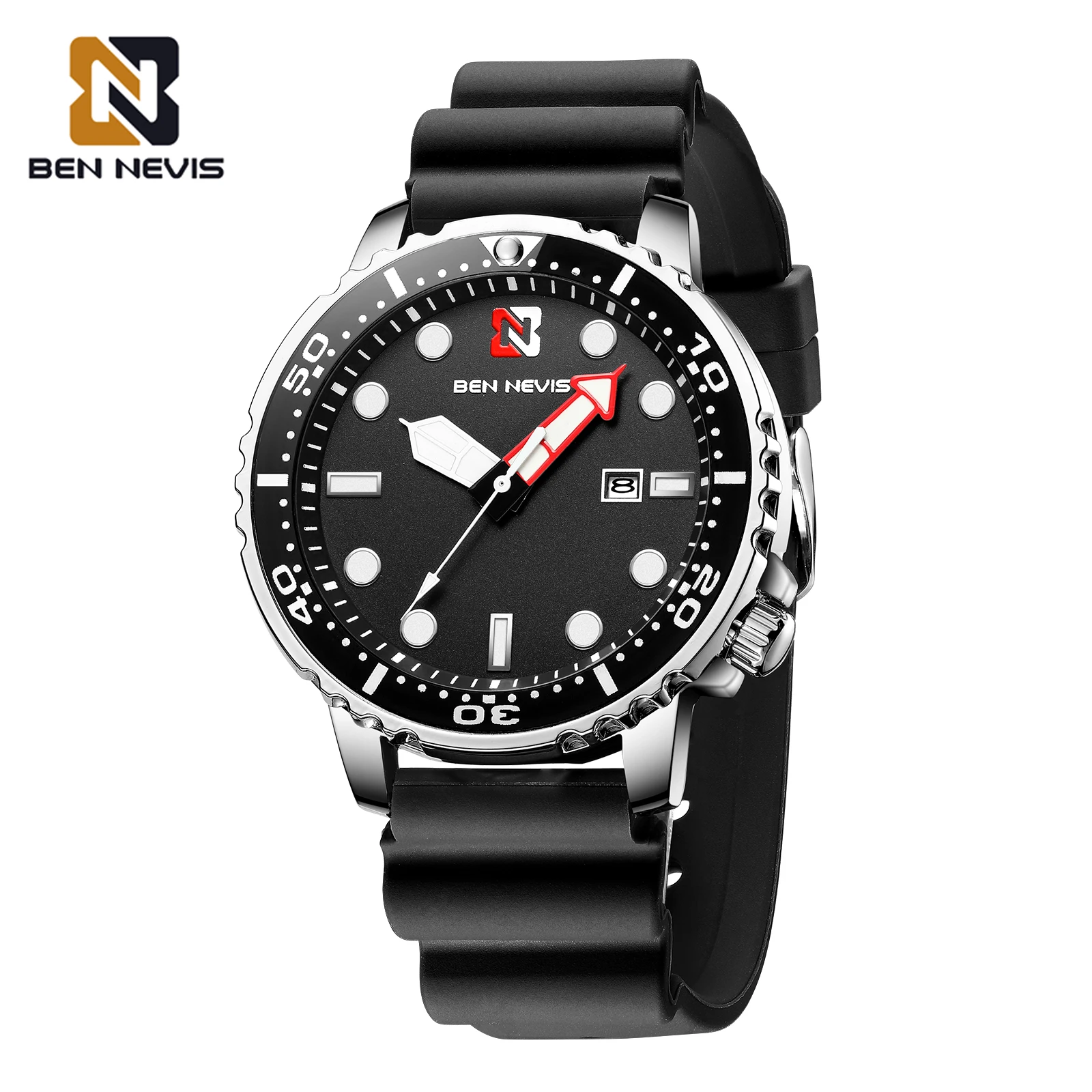 Наручные часы для мужчин военные мужские кварцевые Силиконовые Мужские наручные