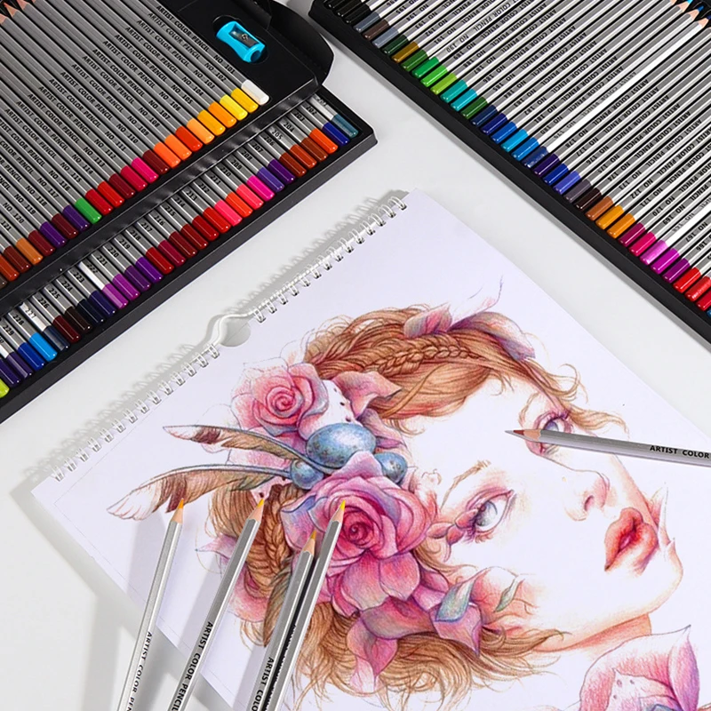 Деревянные цветные карандаши 150 цветов художественные принадлежности