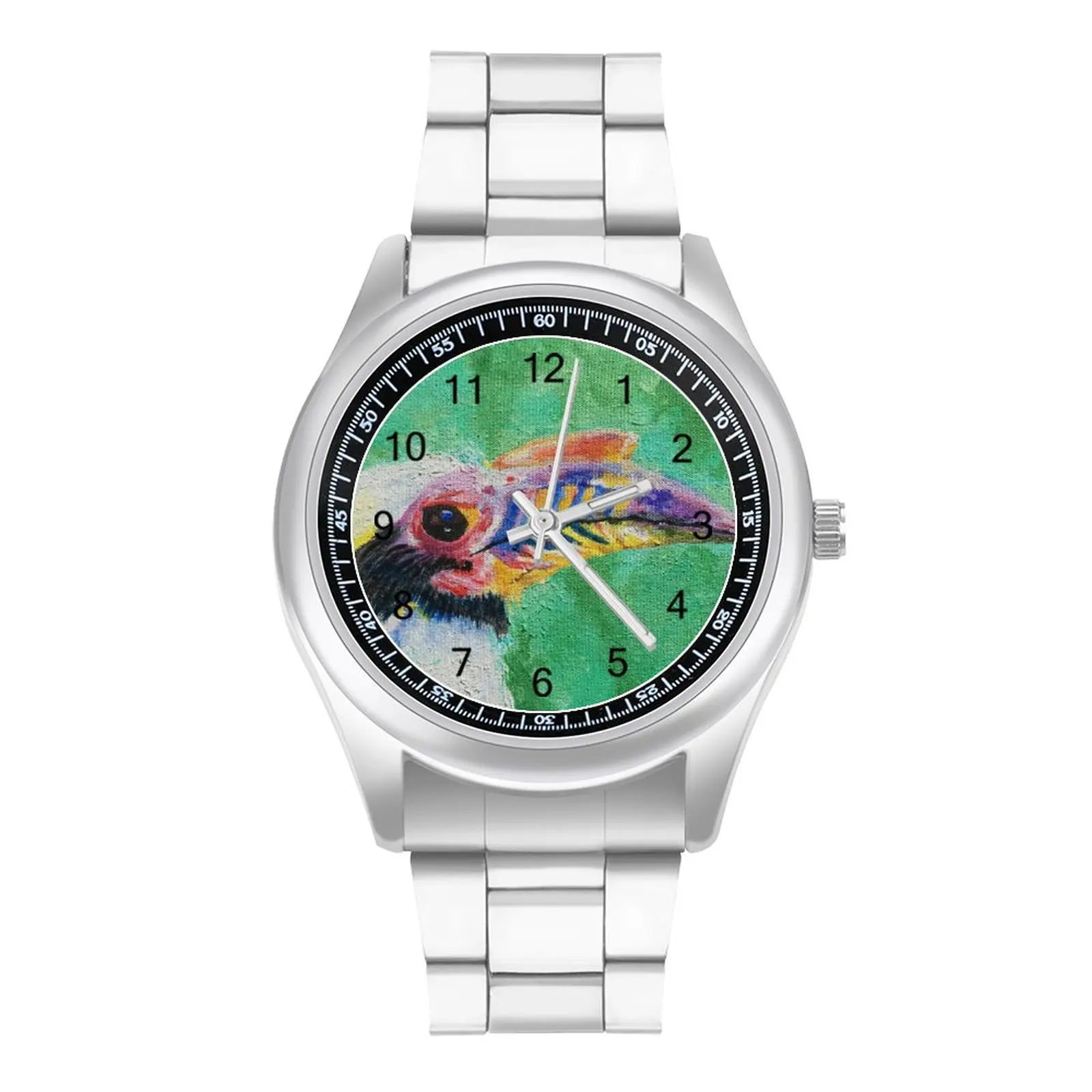 

Кварцевые часы Toucan, Элегантные наручные часы для тренажерного зала, женские наручные часы из нержавеющей стали с фотографией