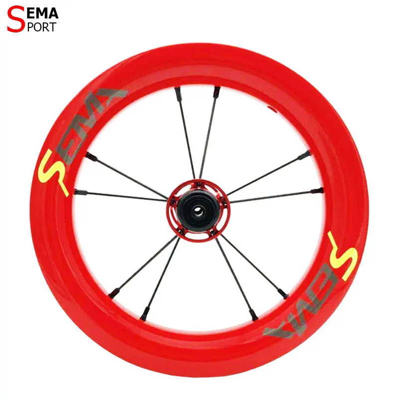 Углеродные колеса SEMA-C8 12 дюймов для детей Балансирующий велосипед/толкатель с