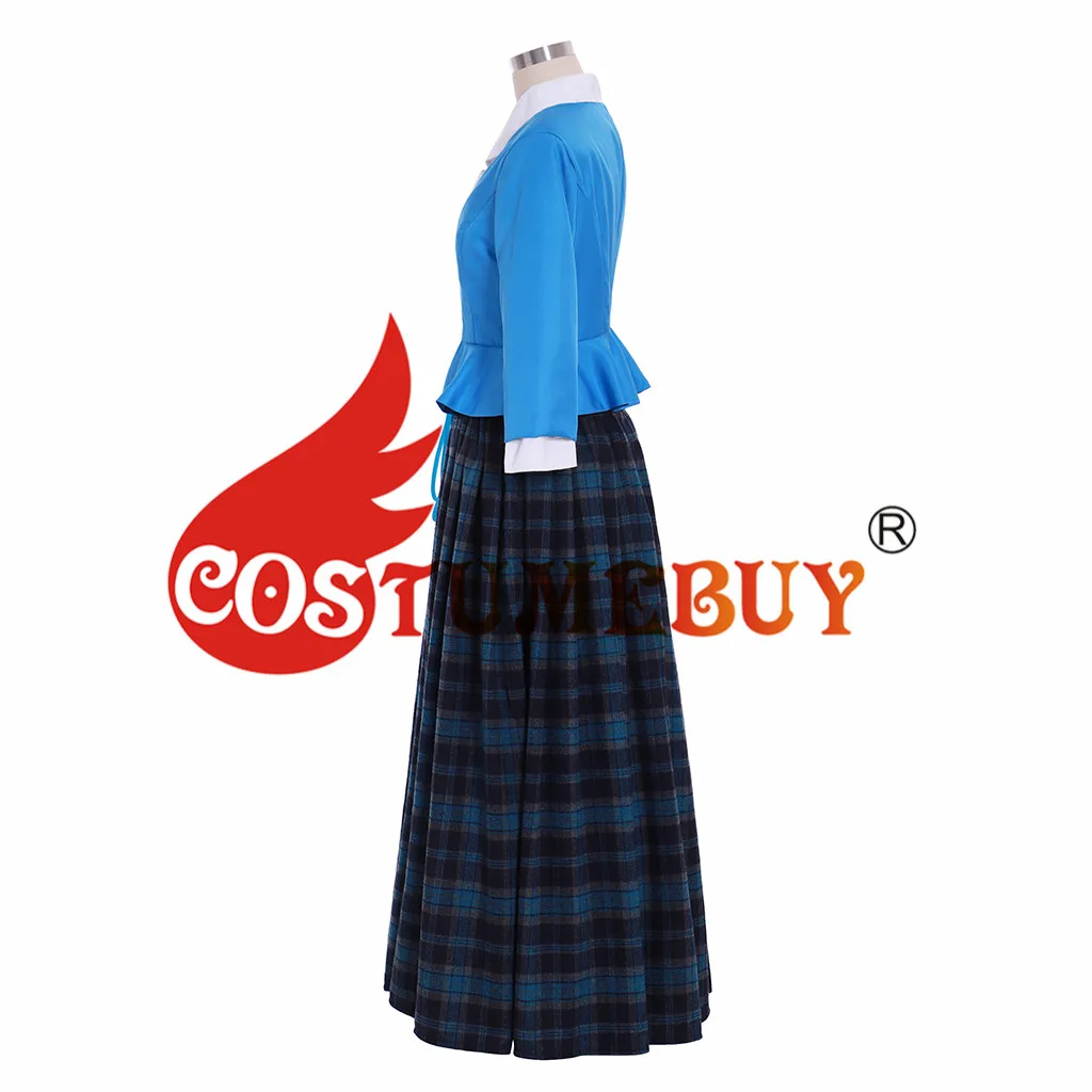 CostumeBuy TV Outlander Scottish Cosplay Costume Adult Women Medieval Victorian Dress Suit L920 |