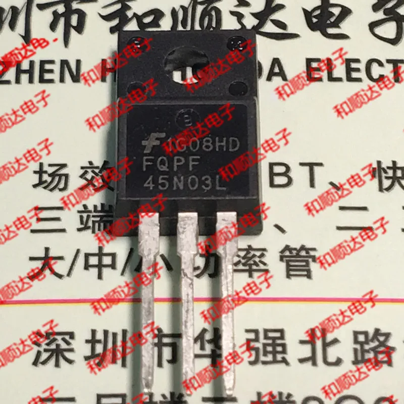 

10pcs/lot FQPF45N03L New stock TO-220F 30V 29A