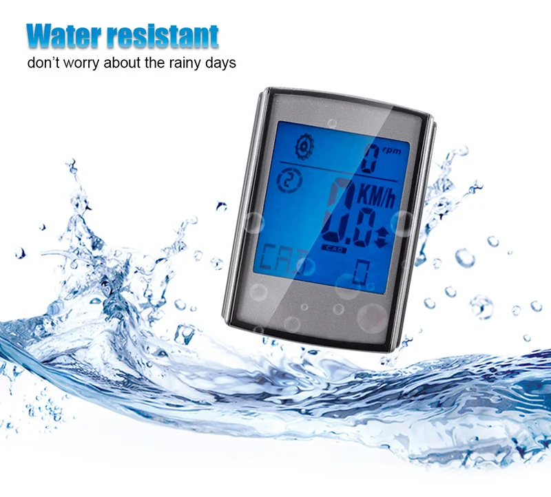 Беспроводной Велосипедный компьютер датчик частоты сердечных сокращений 3 в 1