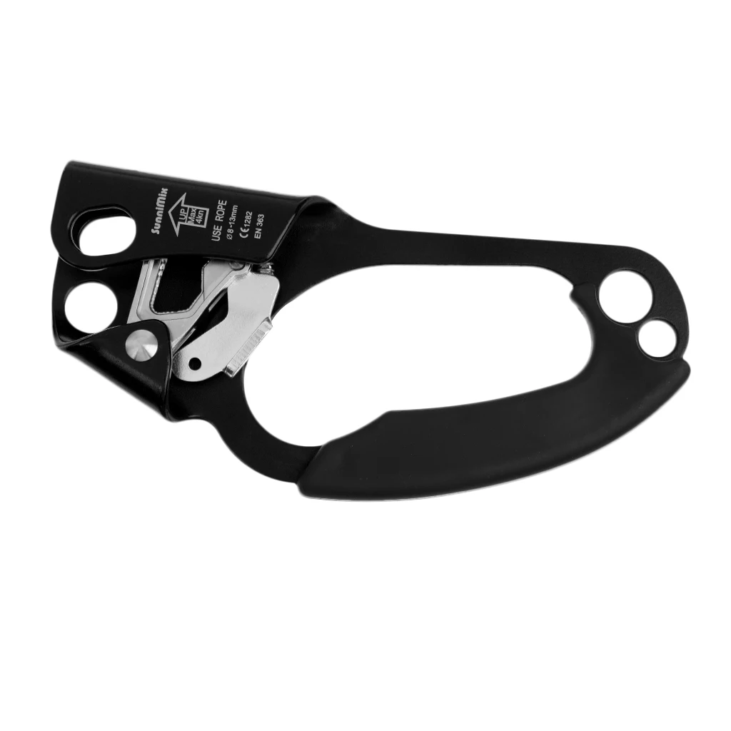 

7,87x3,54 Inch 4KN на открытом воздухе Альпинизм вправо/левой ручной Жумар в течение 8-13 мм Канат