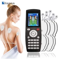 16 modes tens ems body massager acupuncture therapy nerve electric muscle stimulator pulse machine 4 output neck body painrelief