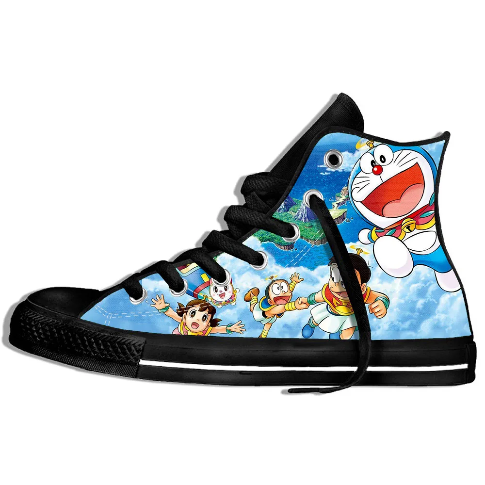 

Sneakers Women Custom Printing Doraemon Unisex Lightweight Trends Comfortable Ultra High Top Light Sports Shoes