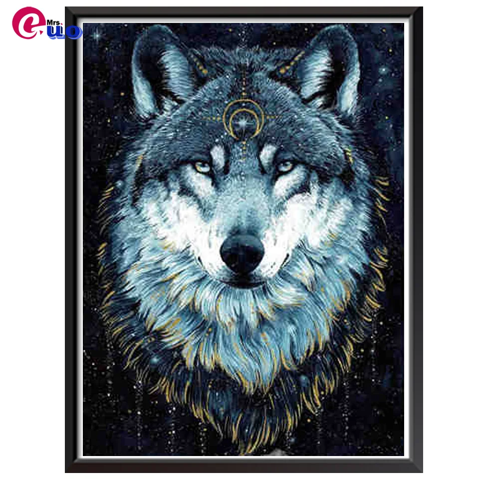 

Алмазная живопись, наборы для вышивки крестиком, Полные Алмазы, новое животное, волк, живопись, гостиная, крыльцо, алмазная вышивка 5d, домашн...