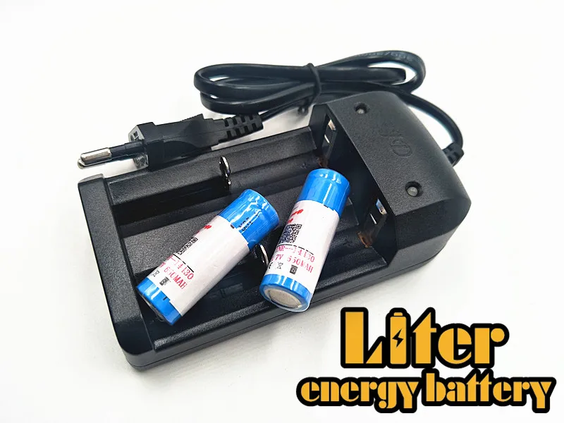 Литий ионная аккумуляторная батарея 14430 3 7 V 650mAh литий + зарядное устройство для
