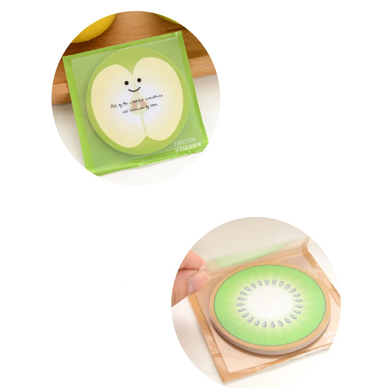 1 упак./лот Новый блокнот в виде фруктов стикеры для записей блокноты с защитой от