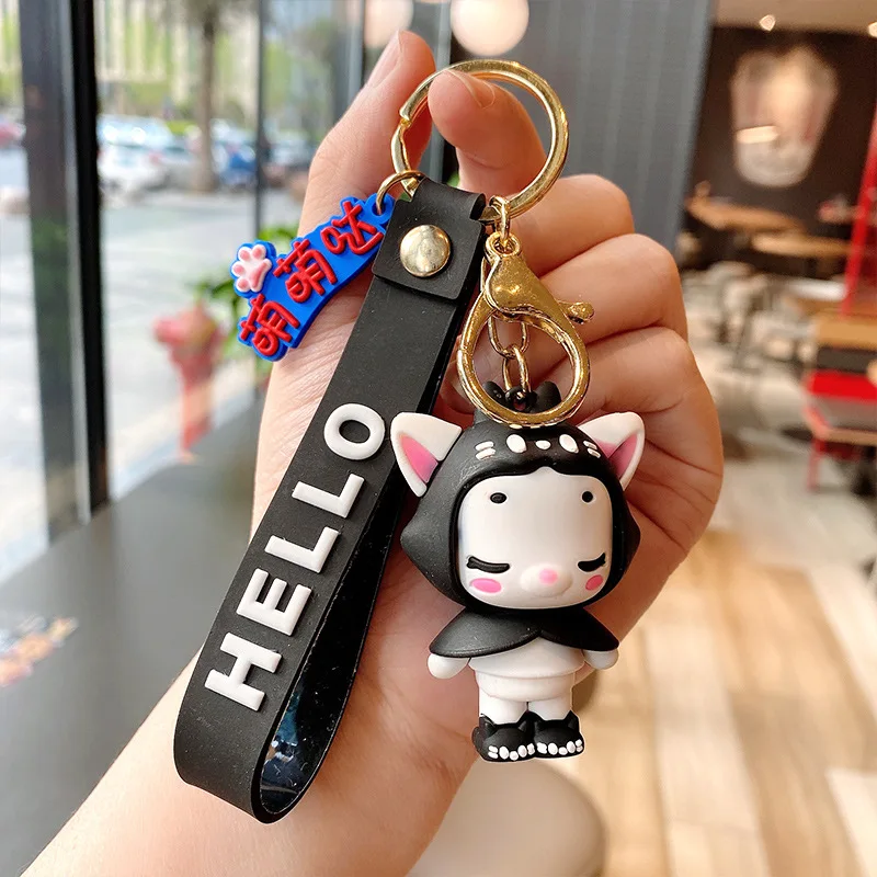 

Cartoon Cute Deer Doll Keyring Student Backpack Pendant Car Seat Keychain Give Your Girlfriend Keychains For Christmas Birthday