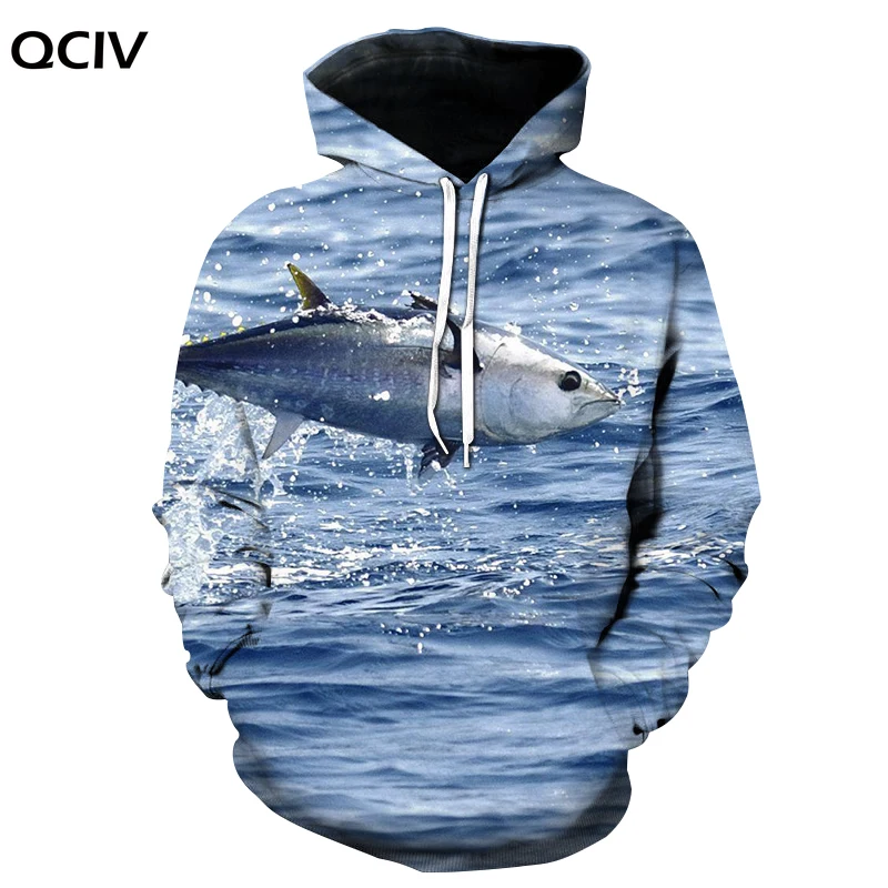 

3D Tropical Fish Funny Hoodies For Fishinger Fisherman Men Women Long Sleeve Hoody Sweatshirts Hooded Streetwear Hip Hop Jackets