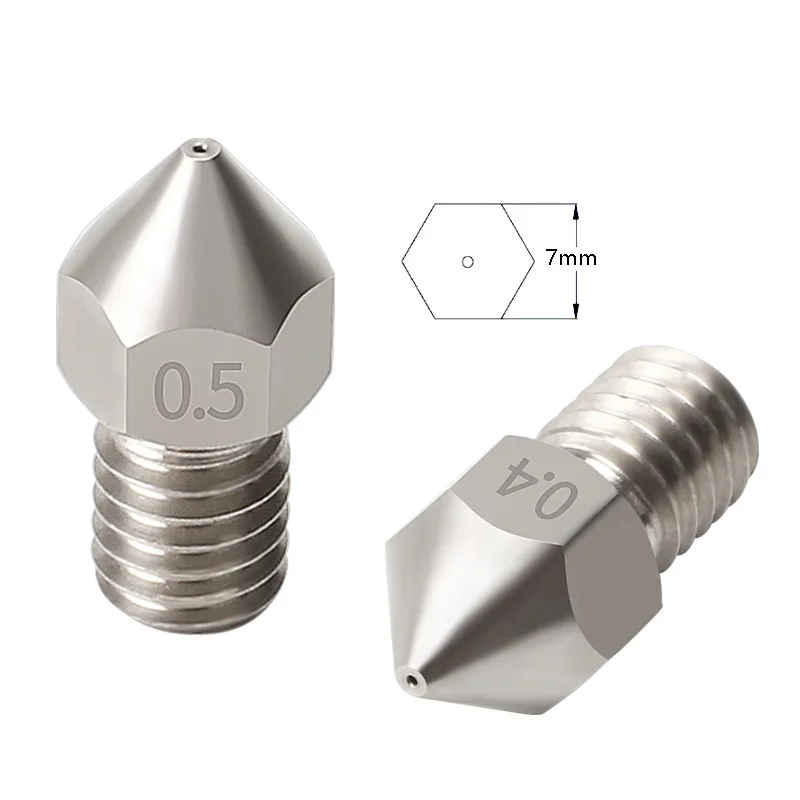 

9 шт., насадки для 3D-принтера, из нержавеющей стали