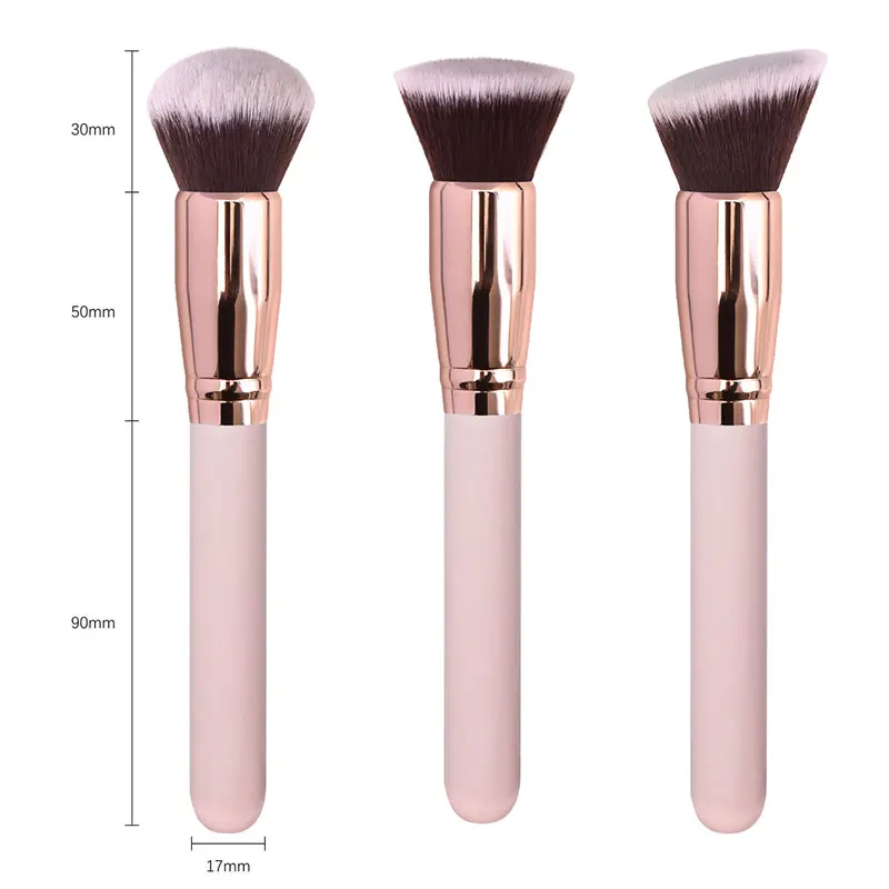 

Cosmetic Brush Makeups Foundation Liquid Powder Facial Blusher BB Cream Oblique Professional Artist High Quality Beauty Tools