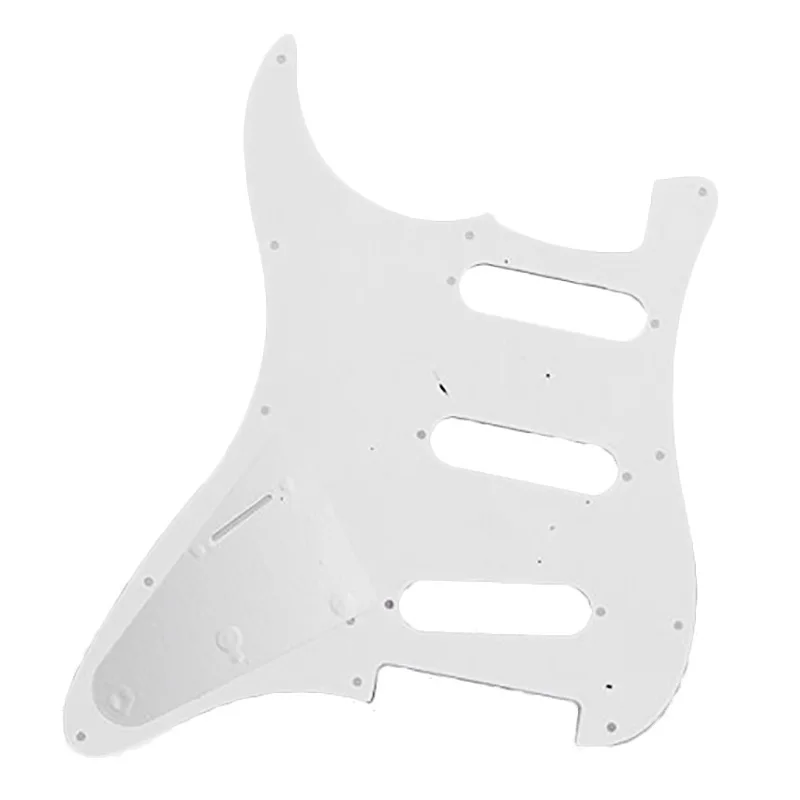 

New 3-Ply 11 Hole Pickguard Scratch Plate for SSS Strat Electric Guitar (Red)
