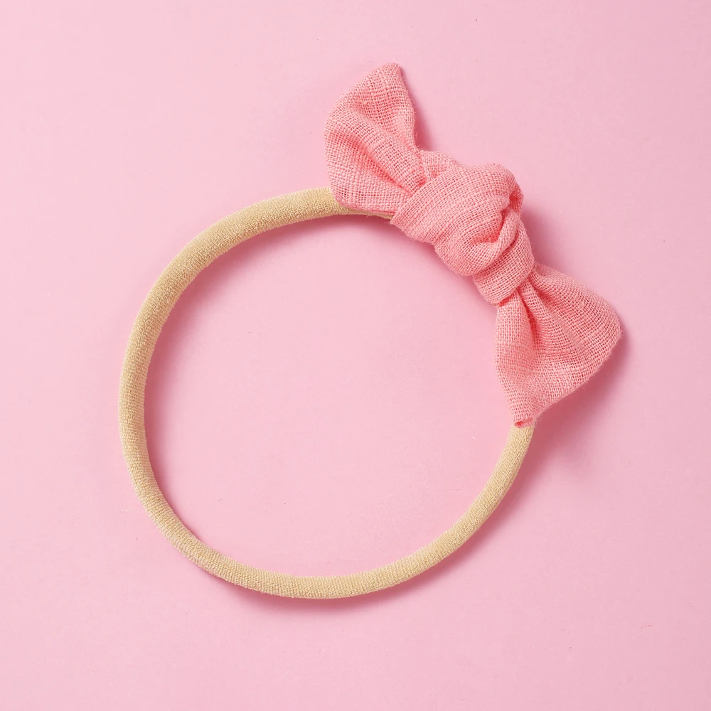 Банты для волос ручной работы 10 шт./компл. 16 однотонных цветов девочек лот резинки