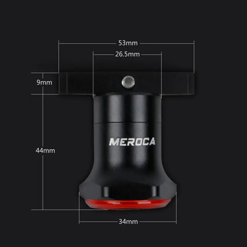 

LED Bicycle Safety Cycling Warning Rear Lamp USB Rechargeable Bike Tail Light Waterproof Induction Smart Mountain Bike Taillight