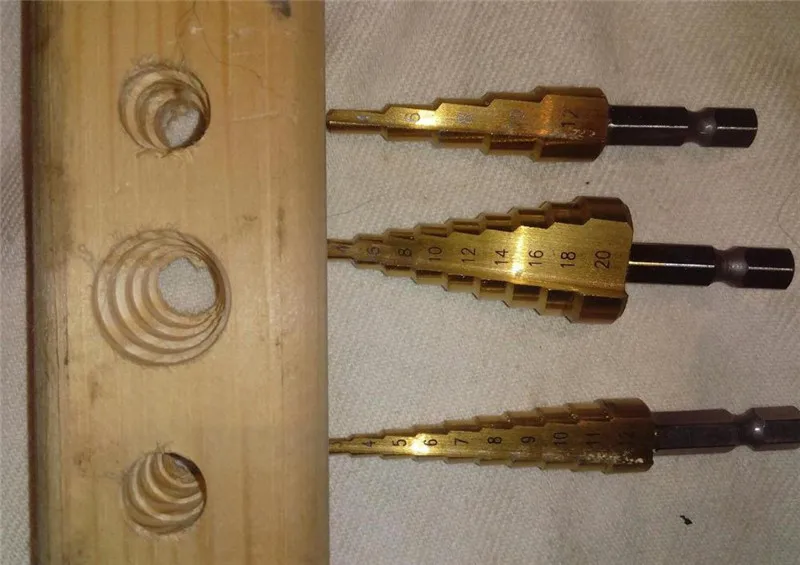 1 шт. сверло для развертывания с шестигранным хвостовиком лестничное прямым