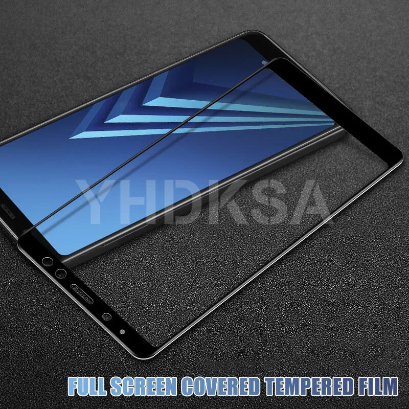 

99D Protective Glass On For Samsung Galaxy A6 A8 J4 J6 Plus 2018 A5 A7 A9 J2 J3 J7 J8 2018 Tempered Glass Screen Protector Film
