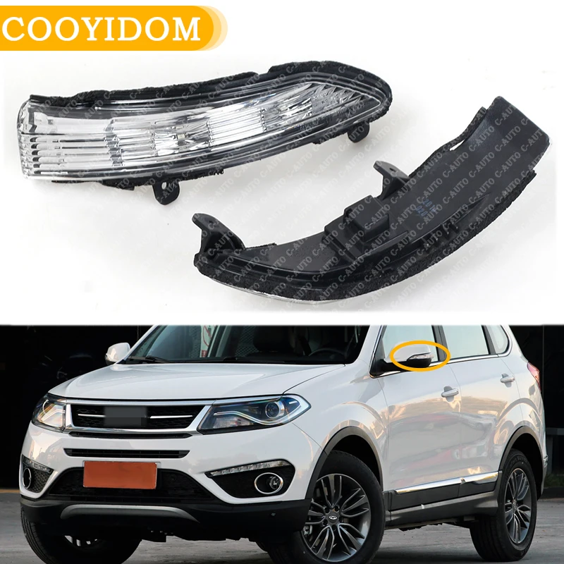 

Левое/правое зеркало заднего вида для автомобиля, указатель поворота, боковое зеркало, светодиодный фонарь лампа-мигалка для Chery Tiggo 5 2014 2015 ...