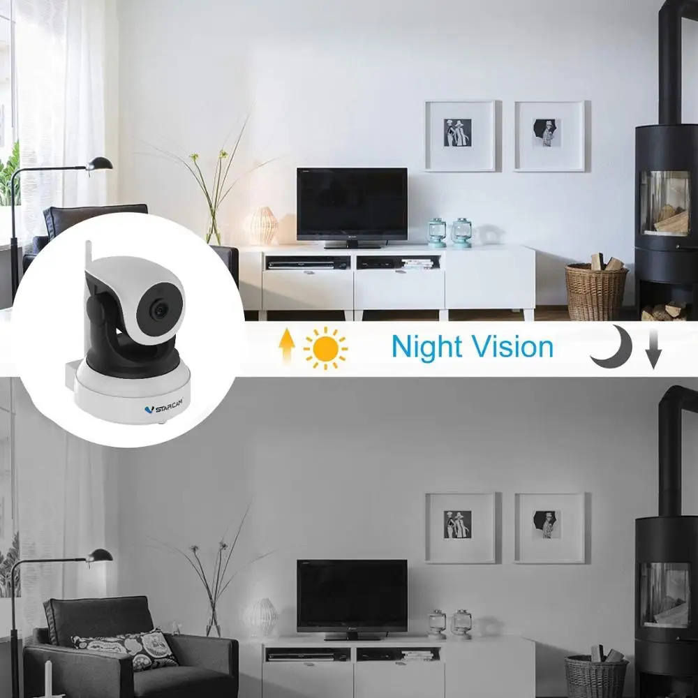 Vstarcam 1MP/2MP/3MP IP камера C24S человеческое распознавание автоматическое отслеживание