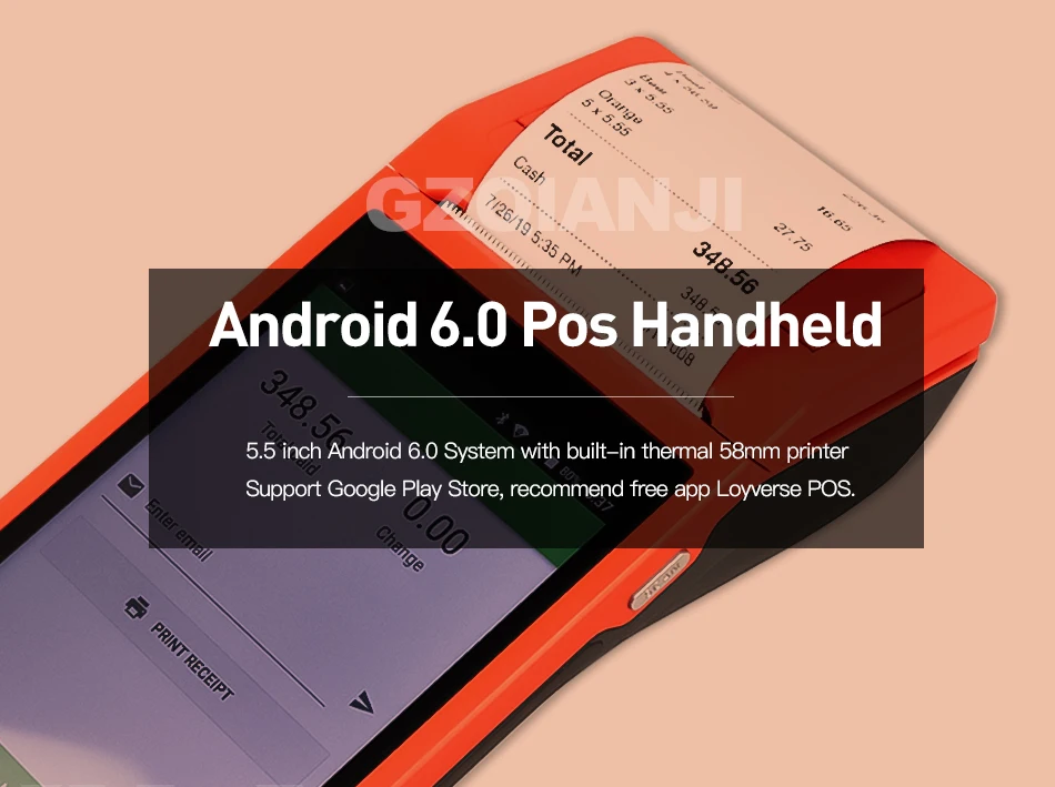 PDA устройство Cammera беспроводной сборщик данных Android Ручной pos-терминал компьютер PDA Термальный чековый Blurtooth принтер 58 мм PDA