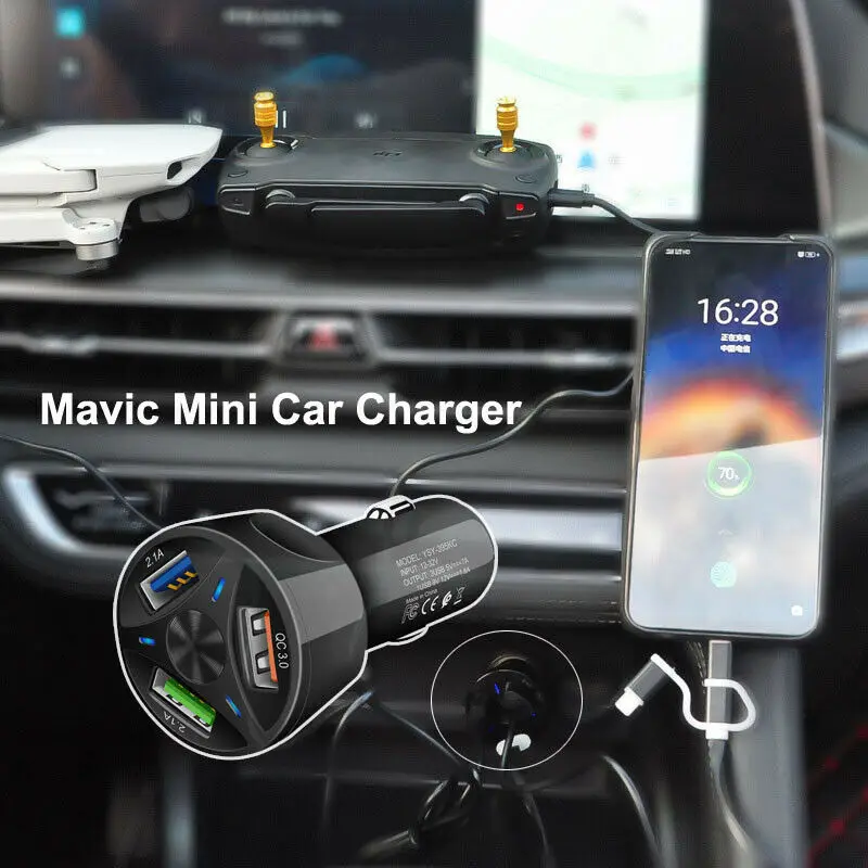 STARTRC Быстрая зарядка 3 0 Автомобильное зарядное устройство с USB разъемом адаптер
