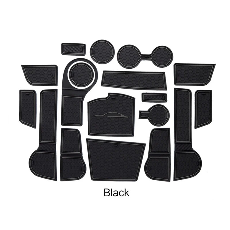 Противоскользящая резиновая накладка на чашку для Kia Rio 4 X-Line RIO 2017 2018 2019 18 шт.