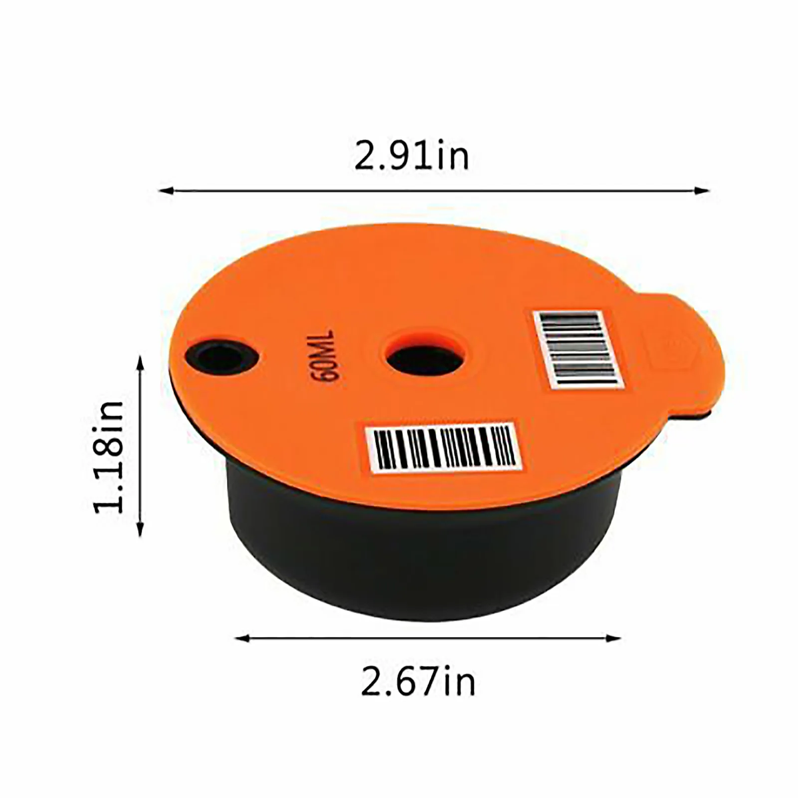 

180/60ML Coffee Capsules Cup Coffeeware 1PC And Spoon Brush Crema Maker Tools Eco-Friendly Seal Gadgets Reusable Coffee Pod