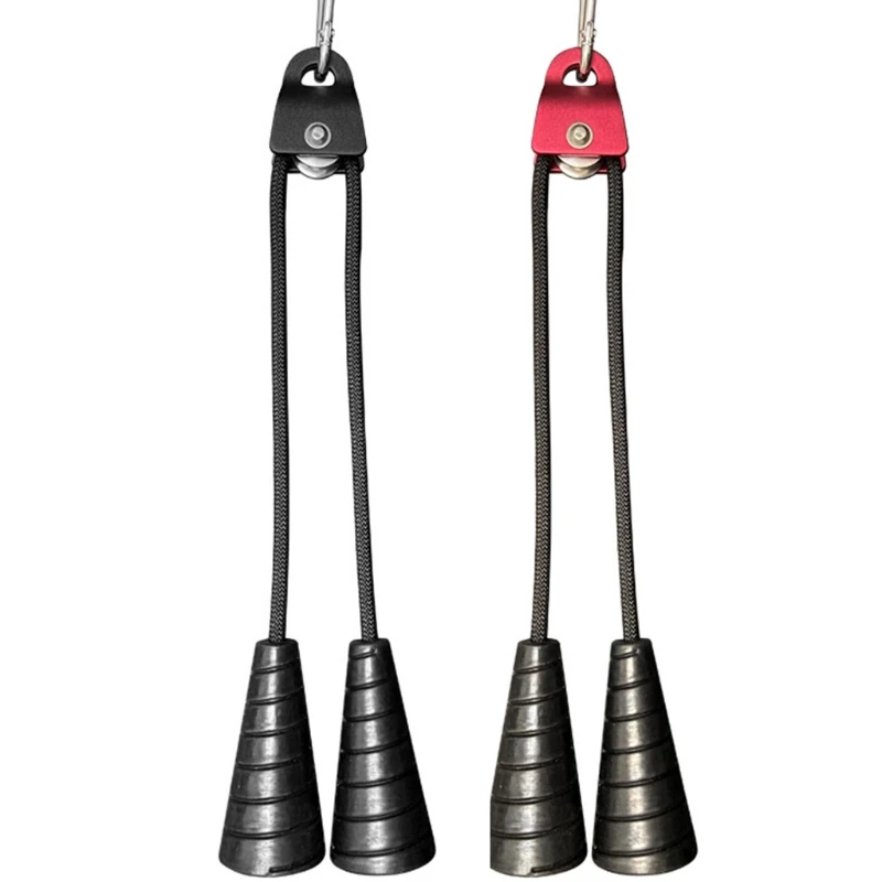 

Biceps Triceps Drawstring Dual Grip Rope Pull Down Cable Attachment Muscle Fitness Training Gym Equipment
